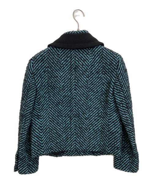 PRADA（プラダ）PRADA (プラダ) ツイードセットアップ グリーン サイズ:38の古着・服飾アイテム