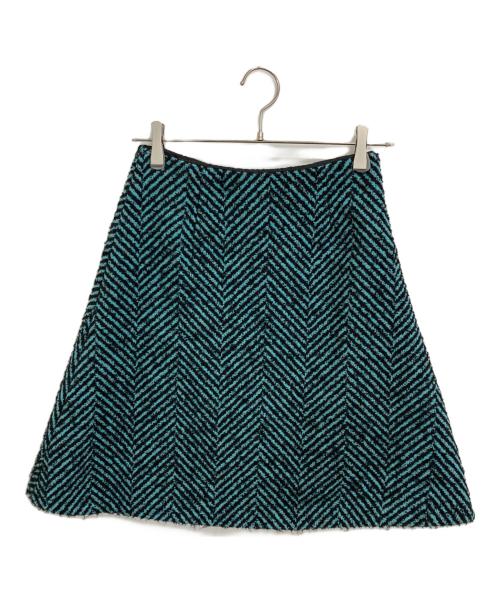 PRADA（プラダ）PRADA (プラダ) ツイードセットアップ グリーン サイズ:38の古着・服飾アイテム