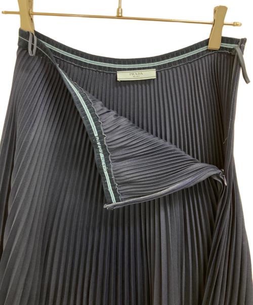 PRADA（プラダ）PRADA (プラダ) プリーツスカート ブラック サイズ:36の古着・服飾アイテム