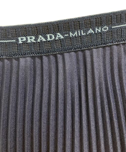 PRADA（プラダ）PRADA (プラダ) プリーツスカート ブラック サイズ:36の古着・服飾アイテム