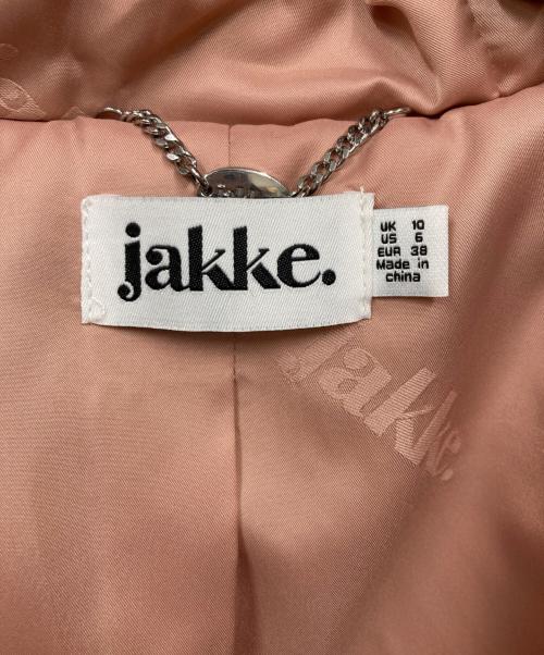 Jakke（ジャッキー）jakke (ジャッキー) ボアジャケット ピンク サイズ:38の古着・服飾アイテム