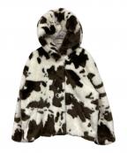 Jakkeジャッキー）の古着「ボアジャケット」｜ホワイト×ブラウン