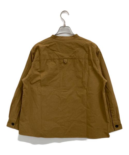 MHL（エムエイチエル）MHL (エムエイチエル) プルオーバーシャツ ブラウン サイズ:1の古着・服飾アイテム