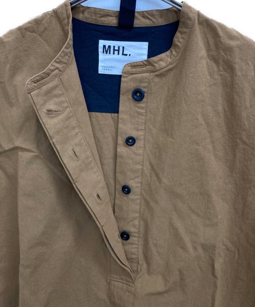 MHL（エムエイチエル）MHL (エムエイチエル) プルオーバーシャツ ブラウン サイズ:1の古着・服飾アイテム