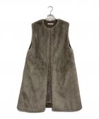 house of lotusハウスオブロータス）の古着「フェイクファージレ」｜ブラウン