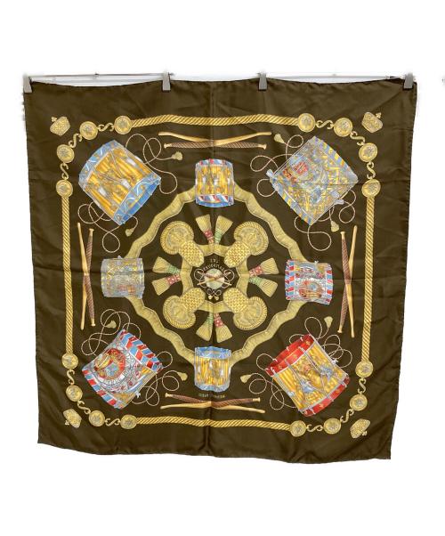 HERMES（エルメス）HERMES (エルメス) スカーフ ブラウンの古着・服飾アイテム