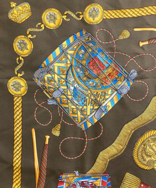 HERMES（エルメス）HERMES (エルメス) スカーフ ブラウンの古着・服飾アイテム