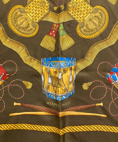 HERMES（エルメス）HERMES (エルメス) スカーフ ブラウンの古着・服飾アイテム