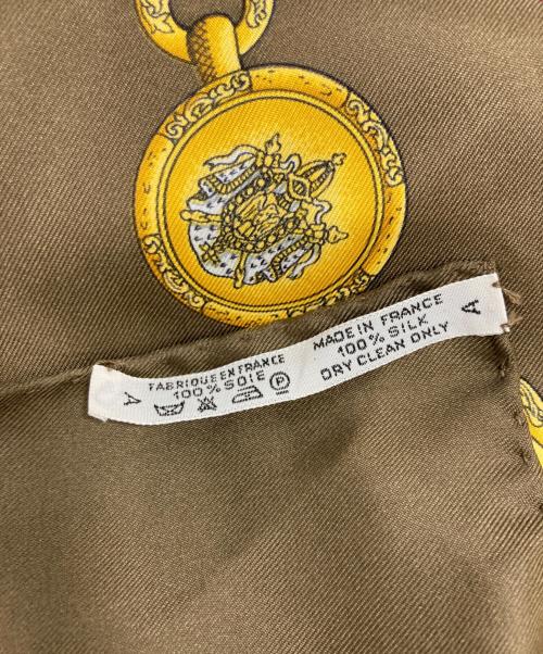 HERMES（エルメス）HERMES (エルメス) スカーフ ブラウンの古着・服飾アイテム