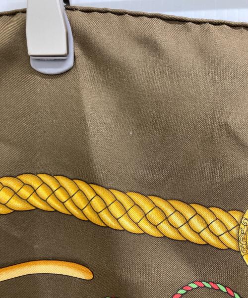 HERMES（エルメス）HERMES (エルメス) スカーフ ブラウンの古着・服飾アイテム