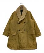 45Rフォーティファイブ・アール）の古着「ナイロン×ボアのコート」｜ベージュ