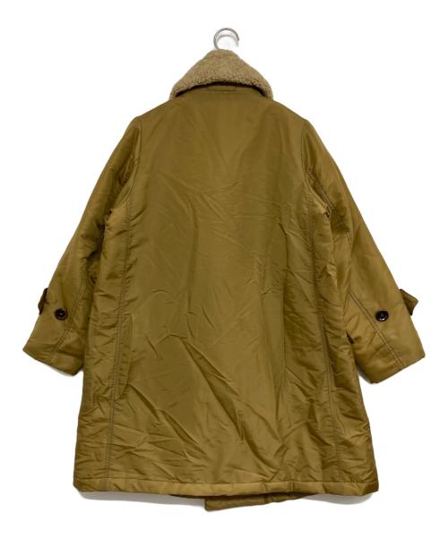 45R（フォーティファイブ・アール）45R (フォーティファイブ・アール) ナイロン×ボアのコート ベージュ サイズ:2の古着・服飾アイテム