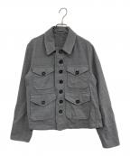 45Rフォーティファイブ・アール）の古着「ウールサージのアニージャケット」｜グレー