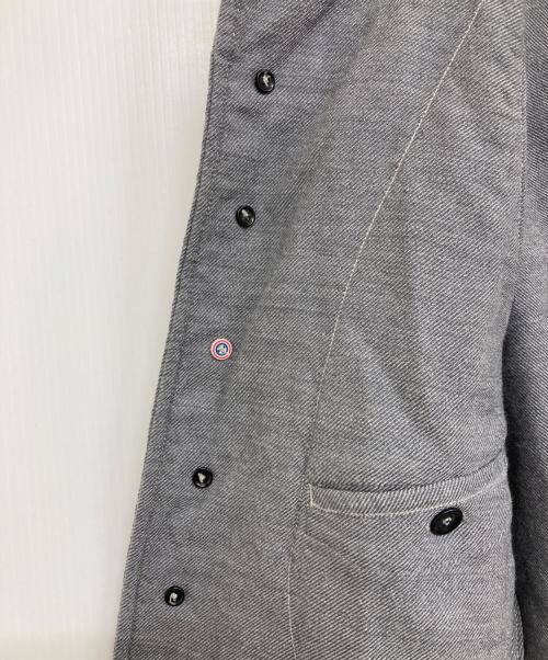 45R（フォーティファイブ・アール）45R (フォーティファイブ・アール) ウールサージのアニージャケット グレー サイズ:表記なしの古着・服飾アイテム