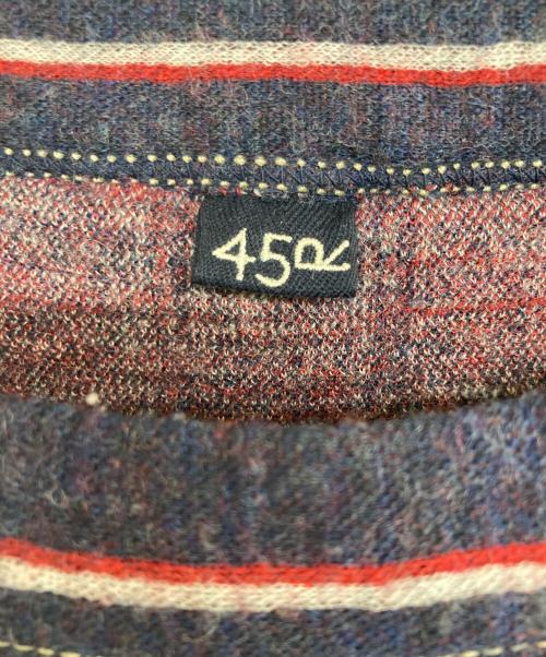 45R（フォーティファイブ・アール）45R (フォーティファイブ・アール) ジャージフラノのスウェット ネイビー サイズ:表記なしの古着・服飾アイテム