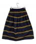 45R (フォーティファイブ・アール) ジャージフラノのギャザースカート（ボーダー） ネイビー サイズ:表記なし：13000円