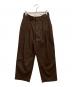 THE SHINZONE（ザ シンゾーン）の古着「TOMBOY PANTS」｜ブラウン