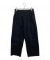 MARGARET HOWELL（マーガレットハウエル）の古着「WASHED COTTON TWILL トラウザーパンツ」｜ネイビー