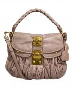 MIU MIUミュウミュウ）の古着「2WAYバッグ」｜ピンク