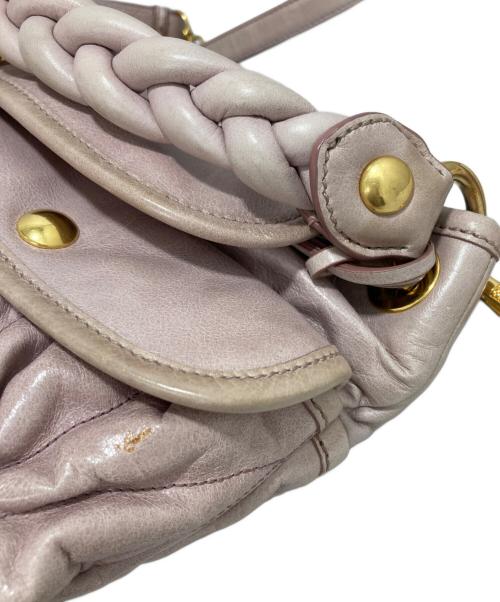 MIU MIU（ミュウミュウ）MIU MIU (ミュウミュウ) 2WAYバッグ ピンクの古着・服飾アイテム