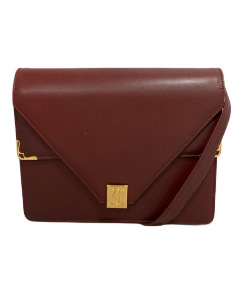 must de cartier（マストドゥカルティエ）must de cartier (マストドゥカルティエ) ショルダーバッグ レッドの古着・服飾アイテム