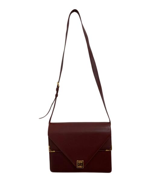must de cartier（マストドゥカルティエ）must de cartier (マストドゥカルティエ) ショルダーバッグ レッドの古着・服飾アイテム