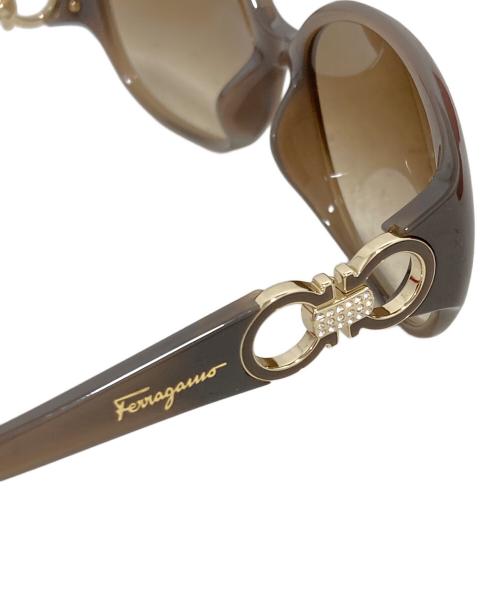 Salvatore Ferragamo（サルヴァトーレ フェラガモ）Salvatore Ferragamo (サルヴァトーレ フェラガモ) サングラス ブラウン サイズ:59□15の古着・服飾アイテム