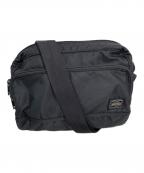 PORTERポーター）の古着「FLASH ショルダーバッグ」｜ブラック