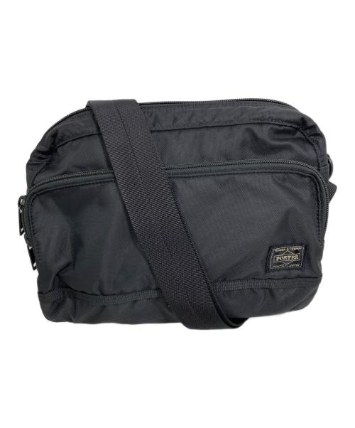 PORTER（ポーター）PORTER (ポーター) FLASH ショルダーバッグ ブラックの古着・服飾アイテム