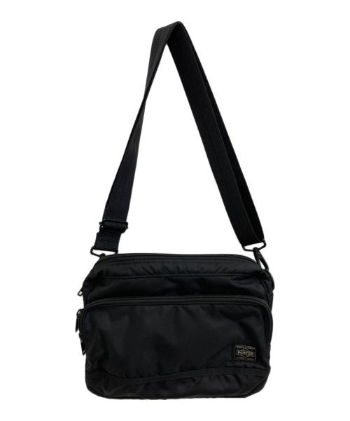 PORTER（ポーター）PORTER (ポーター) FLASH ショルダーバッグ ブラックの古着・服飾アイテム