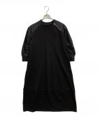 PLUS OTO.HAプラスオトハ）の古着「切替ワンピース」｜ブラック
