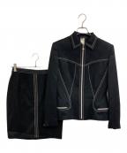 GIANNI VERSACEジャンニ・ヴェルサーチ）の古着「セットアップ」｜ブラック