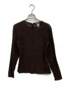 GIANNI VERSACEジャンニ・ヴェルサーチ）の古着「ブラウス」｜ブラウン