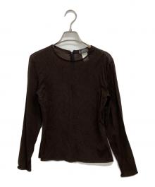 GIANNI VERSACE（ジャンニ・ヴェルサーチ）の古着「ブラウス」｜ブラウン