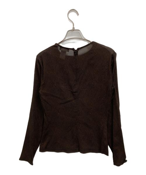 GIANNI VERSACE（ジャンニ・ヴェルサーチ）GIANNI VERSACE (ジャンニ・ヴェルサーチ) ブラウス ブラウン サイズ:42の古着・服飾アイテム