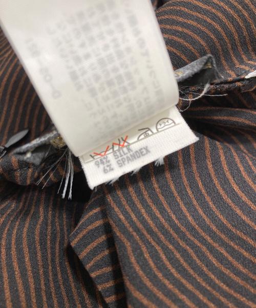 GIANNI VERSACE（ジャンニ・ヴェルサーチ）GIANNI VERSACE (ジャンニ・ヴェルサーチ) ブラウス ブラウン サイズ:42の古着・服飾アイテム