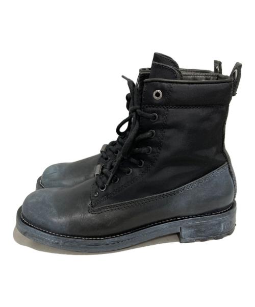 DIESEL（ディーゼル）DIESEL (ディーゼル) ブーツ ブラック サイズ:US 7.5の古着・服飾アイテム