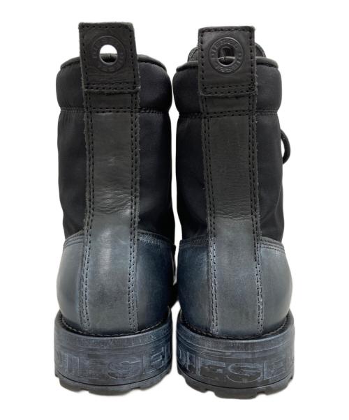 DIESEL（ディーゼル）DIESEL (ディーゼル) ブーツ ブラック サイズ:US 7.5の古着・服飾アイテム