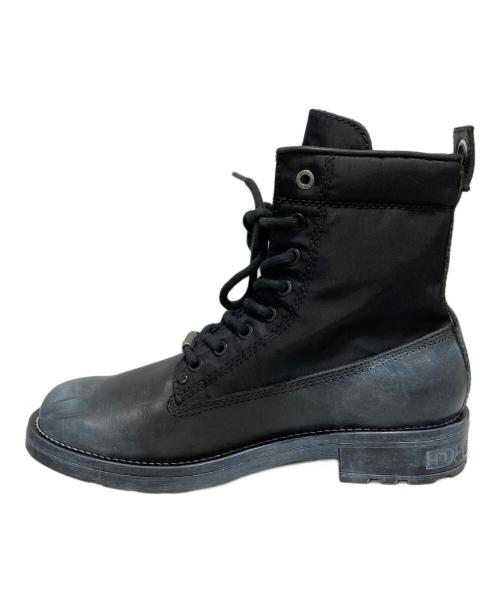 DIESEL（ディーゼル）DIESEL (ディーゼル) ブーツ ブラック サイズ:US 7.5の古着・服飾アイテム