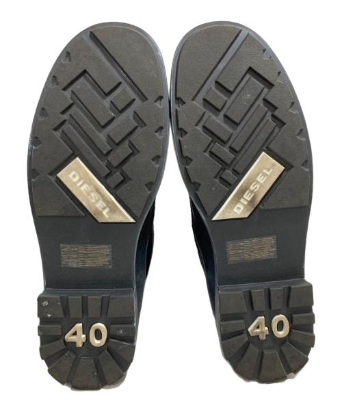 DIESEL（ディーゼル）DIESEL (ディーゼル) ブーツ ブラック サイズ:US 7.5の古着・服飾アイテム
