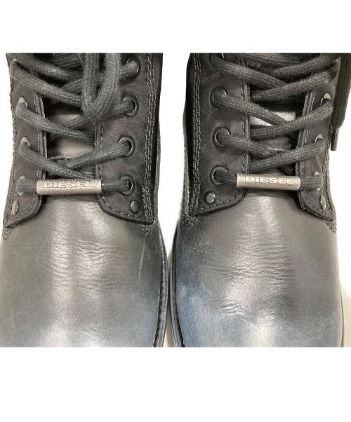 DIESEL（ディーゼル）DIESEL (ディーゼル) ブーツ ブラック サイズ:US 7.5の古着・服飾アイテム