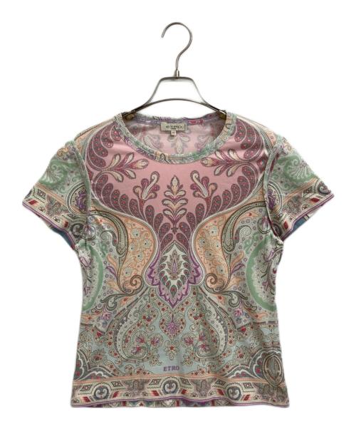 ETRO（エトロ）ETRO (エトロ) Tシャツ ピンク サイズ:46の古着・服飾アイテム