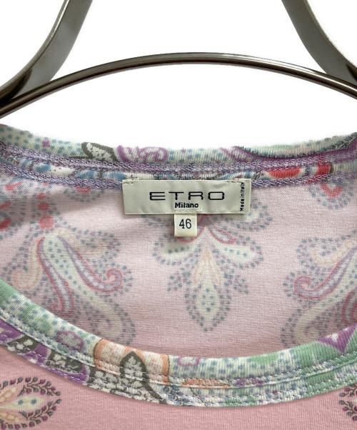 ETRO（エトロ）ETRO (エトロ) Tシャツ ピンク サイズ:46の古着・服飾アイテム