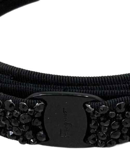 Salvatore Ferragamo（サルヴァトーレ フェラガモ）Salvatore Ferragamo (サルヴァトーレ フェラガモ) カチューシャ ブラックの古着・服飾アイテム