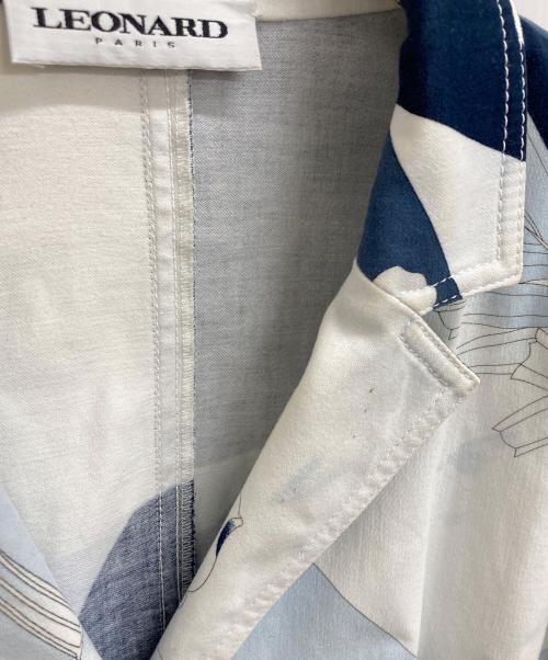 LEONARD（レオナール）LEONARD (レオナール) テーラードジャケット ネイビー サイズ:44の古着・服飾アイテム