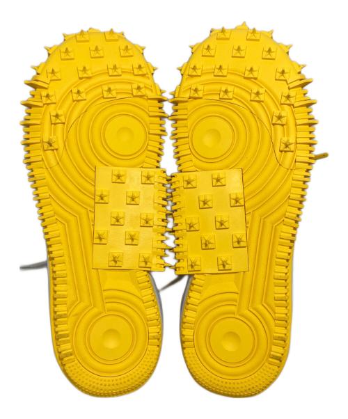 NIKE（ナイキ）NIKE (ナイキ) OFFWHITE (オフホワイト) ハイカットスニーカー イエロー サイズ:28.5の古着・服飾アイテム