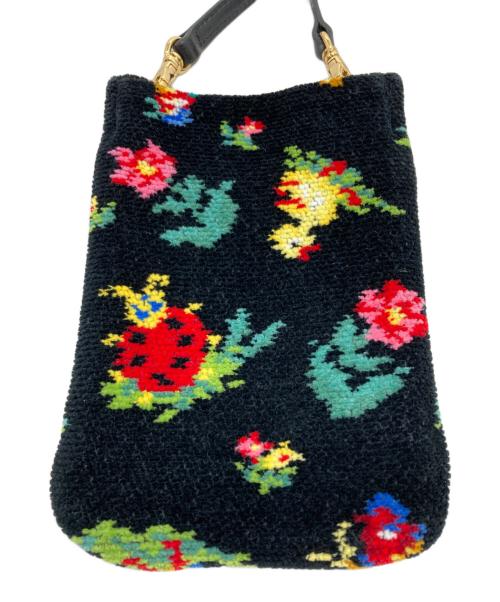 FEILER（フェイラー）FEILER (フェイラー) スマホショルダーバッグ ブラックの古着・服飾アイテム