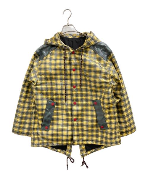 Lois CRAYON（ロイスクレヨン）Lois CRAYON (ロイスクレヨン) コーティングジャケット イエロー サイズ:Ｍの古着・服飾アイテム