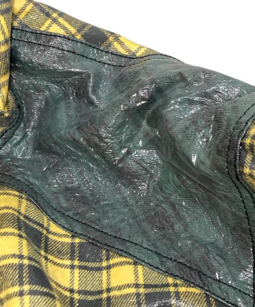 Lois CRAYON（ロイスクレヨン）Lois CRAYON (ロイスクレヨン) コーティングジャケット イエロー サイズ:Ｍの古着・服飾アイテム