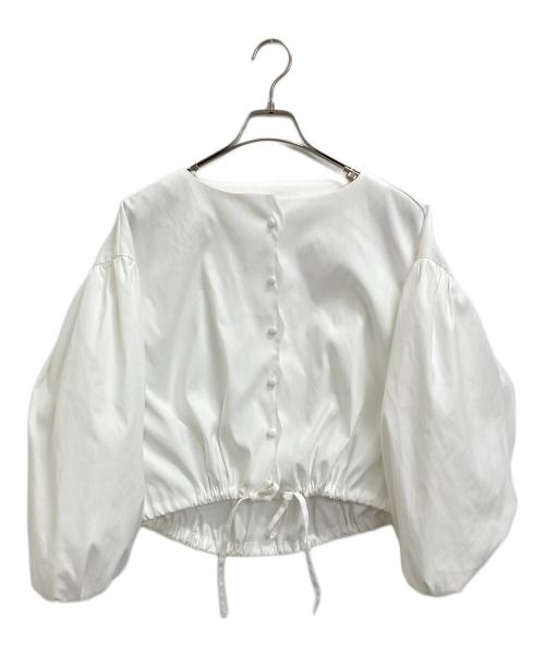 bow.a（ボウ・エー）bow.a (ボウ・エー) ブラウス ホワイト サイズ:Fの古着・服飾アイテム